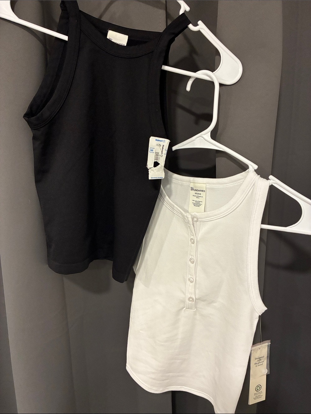 Bundle of TwoTank Tops- Black and White